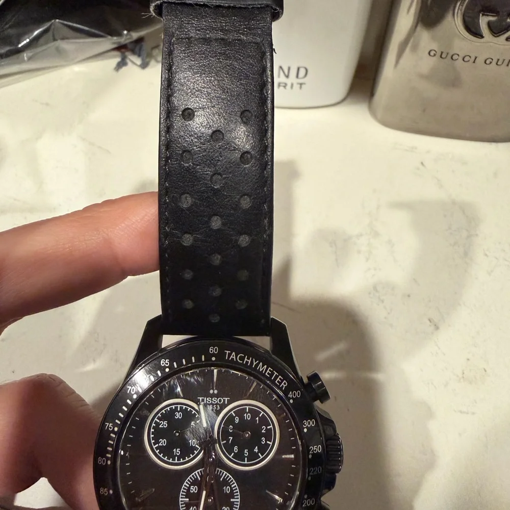 Tissot Black Tachymeter Chronograph Watch - Picture 3 of 4
